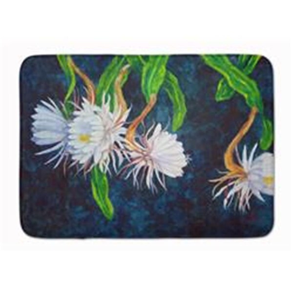Carolines Treasures Night Blooming Cereus by Ferris Hotard Machine Washable Memory Foam Mat FHC1006RUG - main